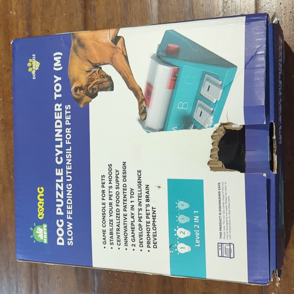 KADTC dog puzzle cylinder toy